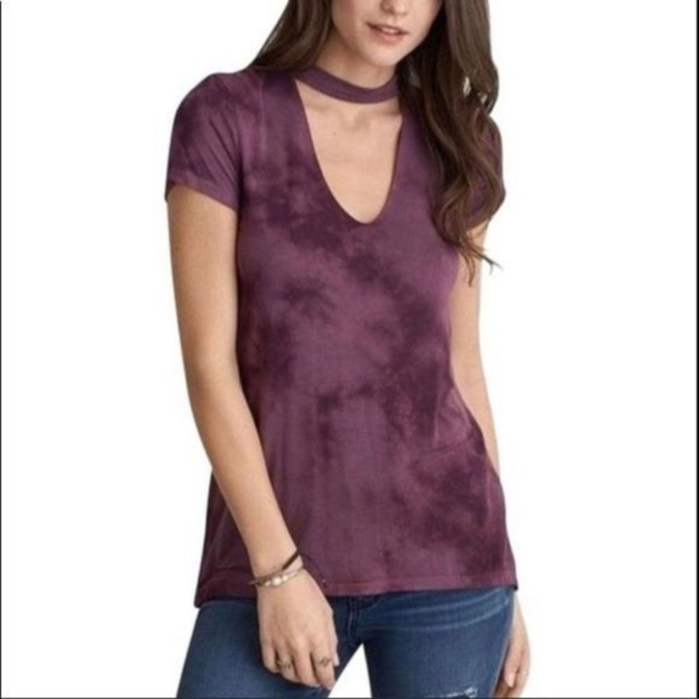 American Eagle tie dye soft‎ & sexy moch choker XXS